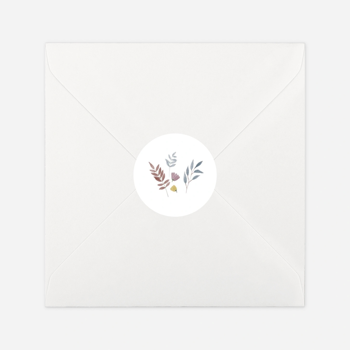 Stickers naissance Aquarelle végétale