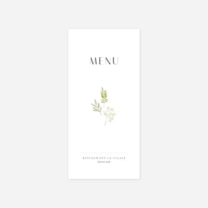 Aquarelle végétale