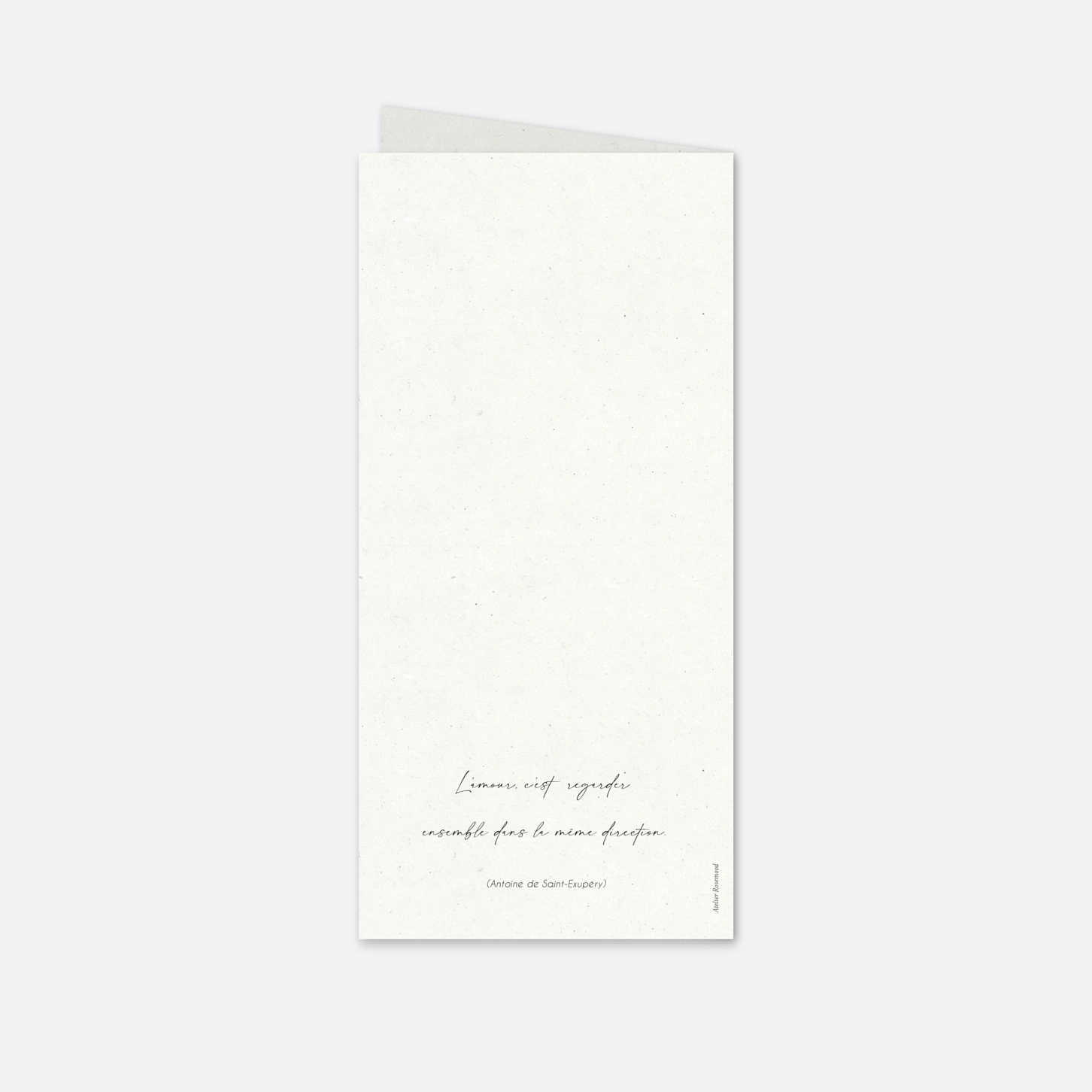 Menu mariage Arche florale