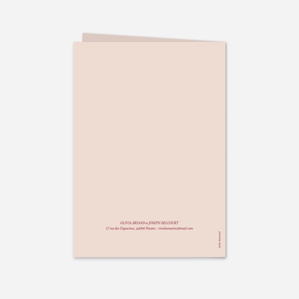 Faire-part mariage À tes côtés