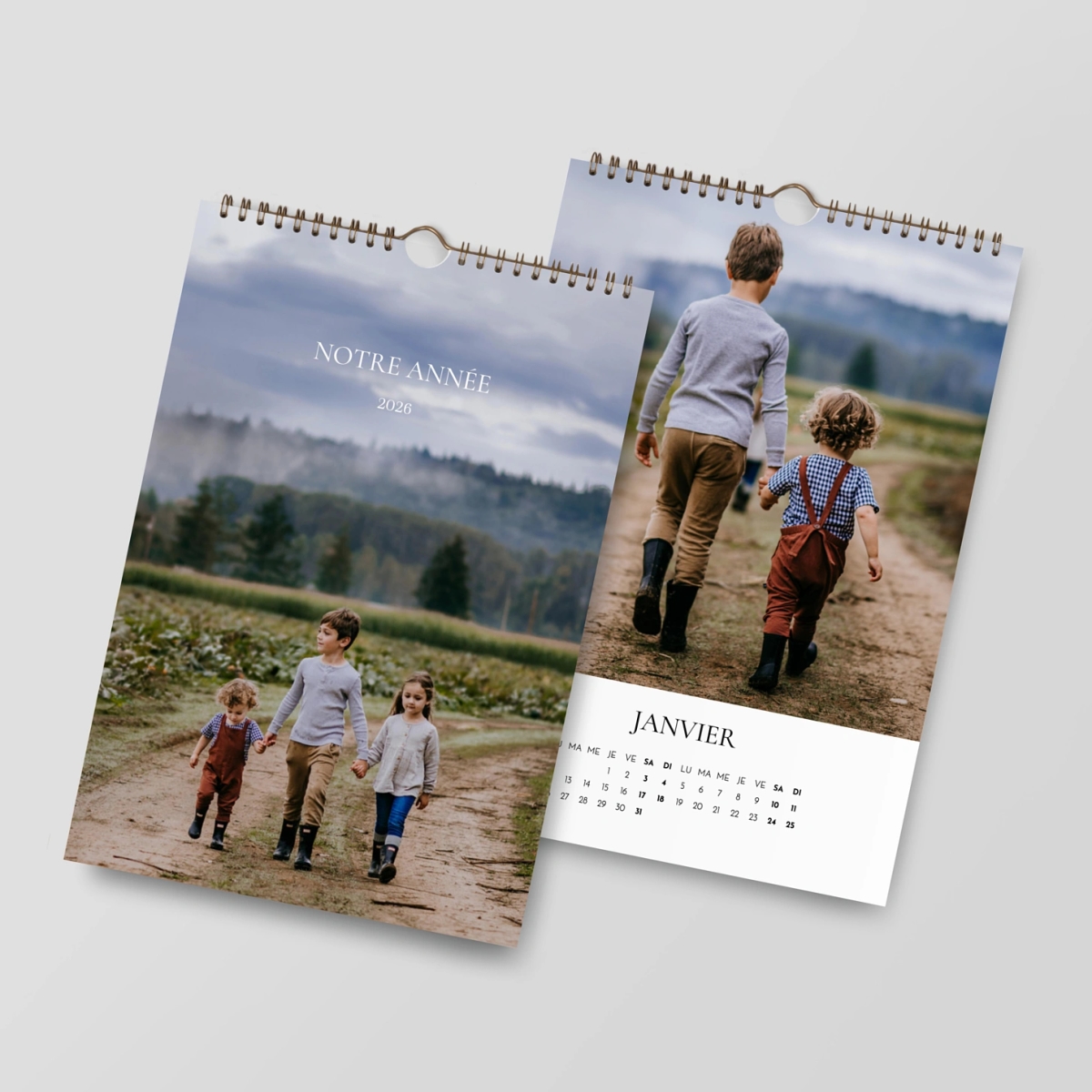 Calendrier mural À travers le temps