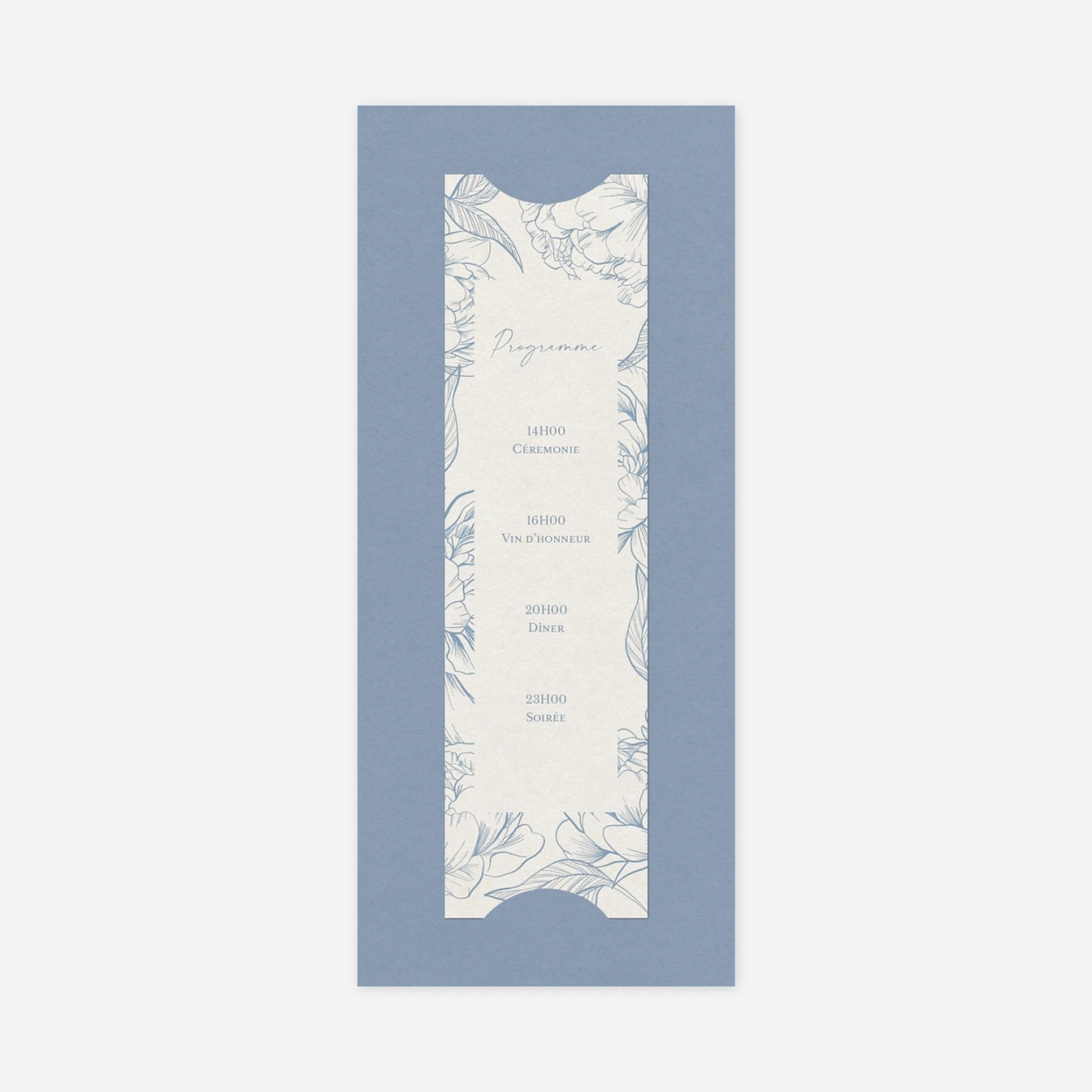 Faire-part mariage Balade en fleurs