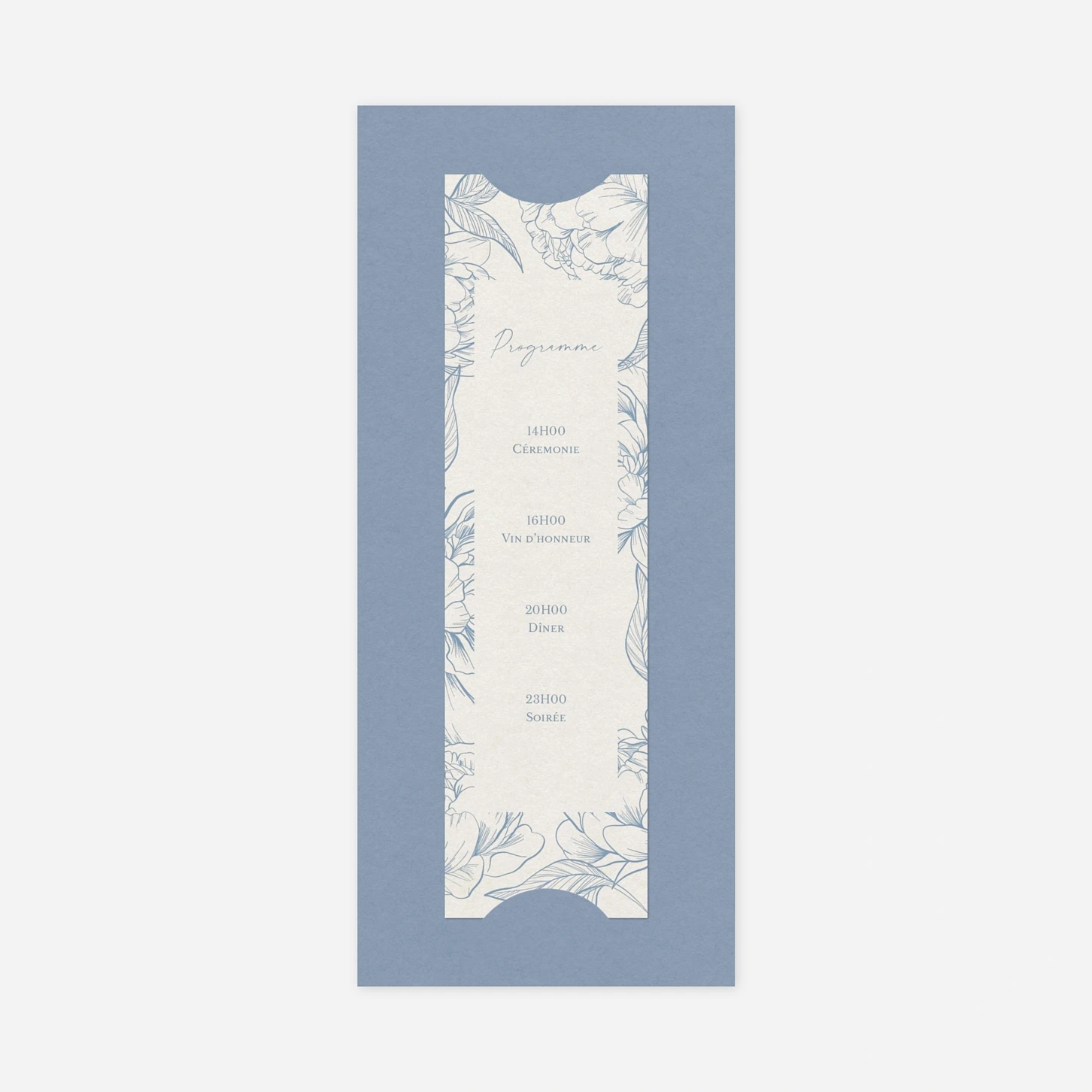 Faire-part mariage Balade en fleurs