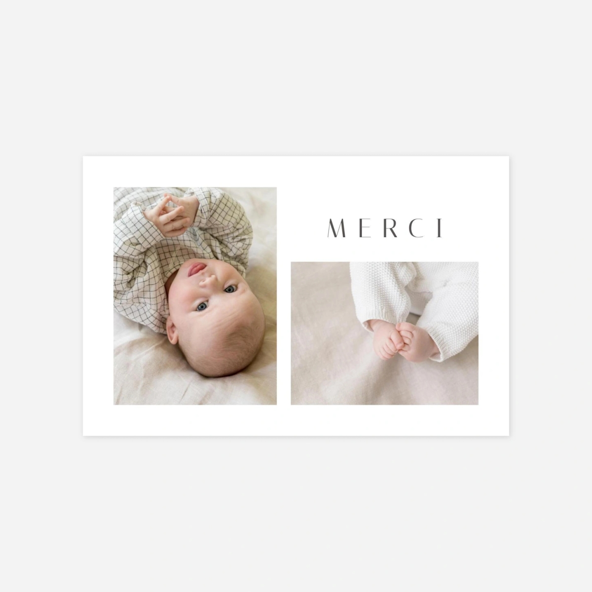 Carte remerciement naissance Barbe à papa