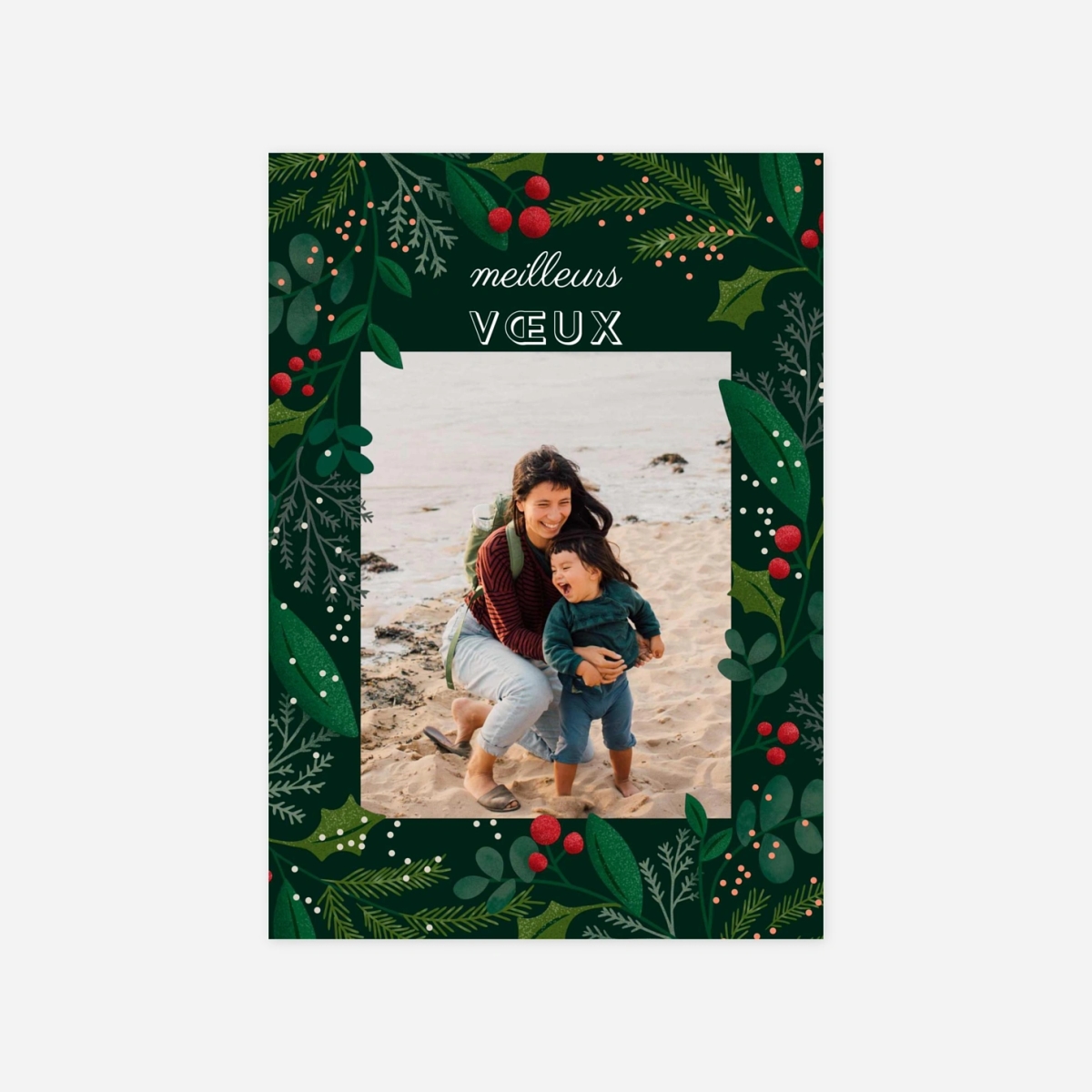 Carte de voeux Baies d'hiver