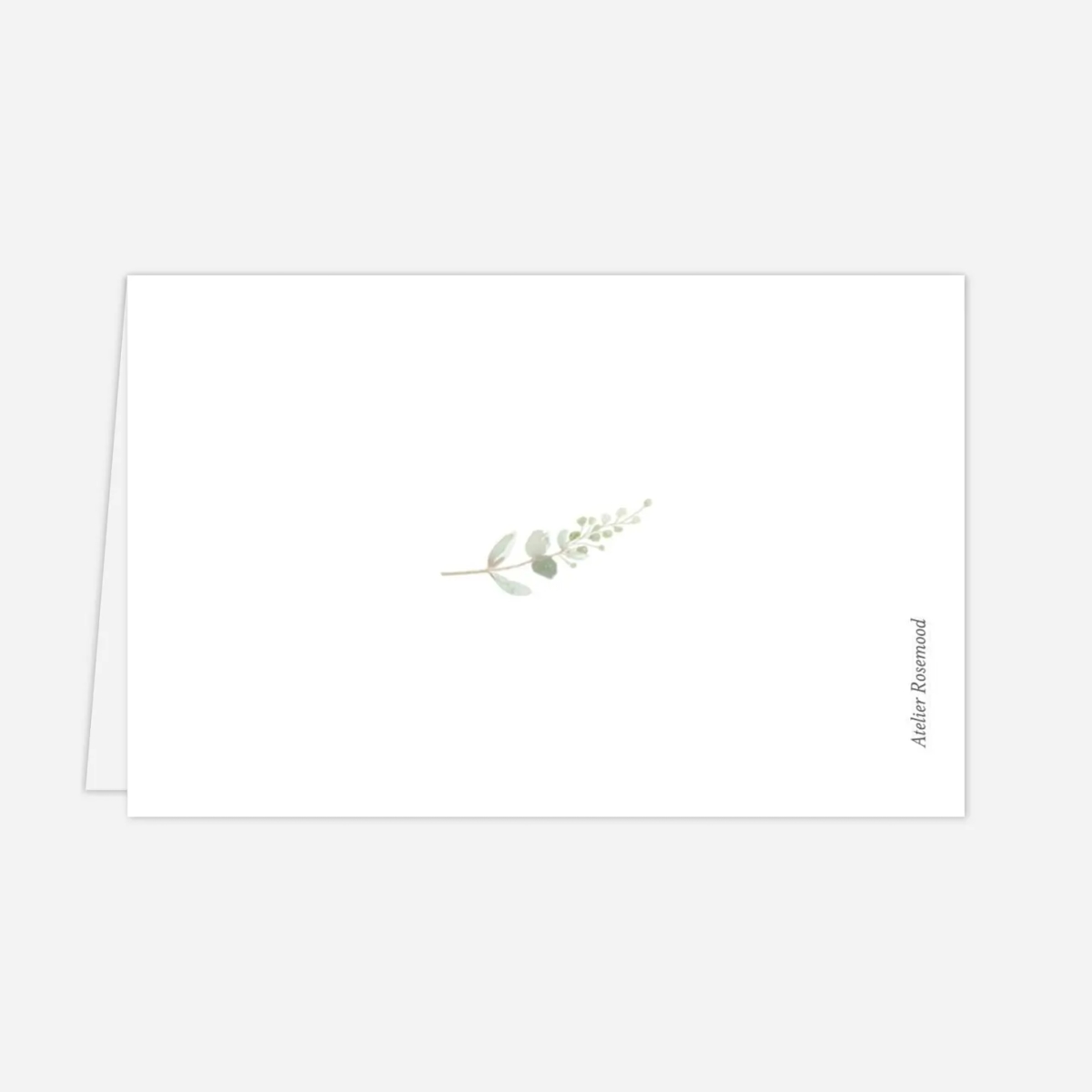 Marque-place mariage Brins d'eucalyptus