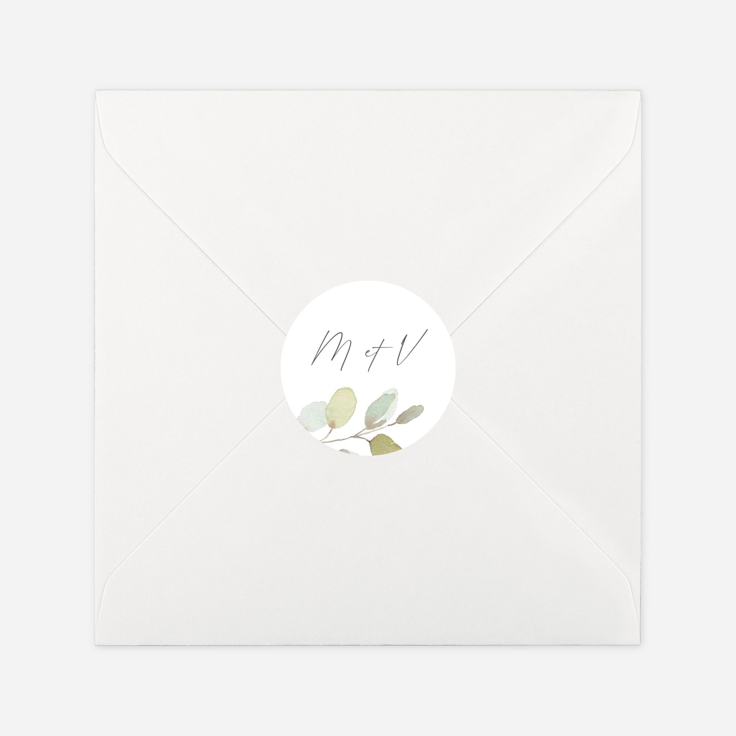 Stickers mariage Brins d'eucalyptus