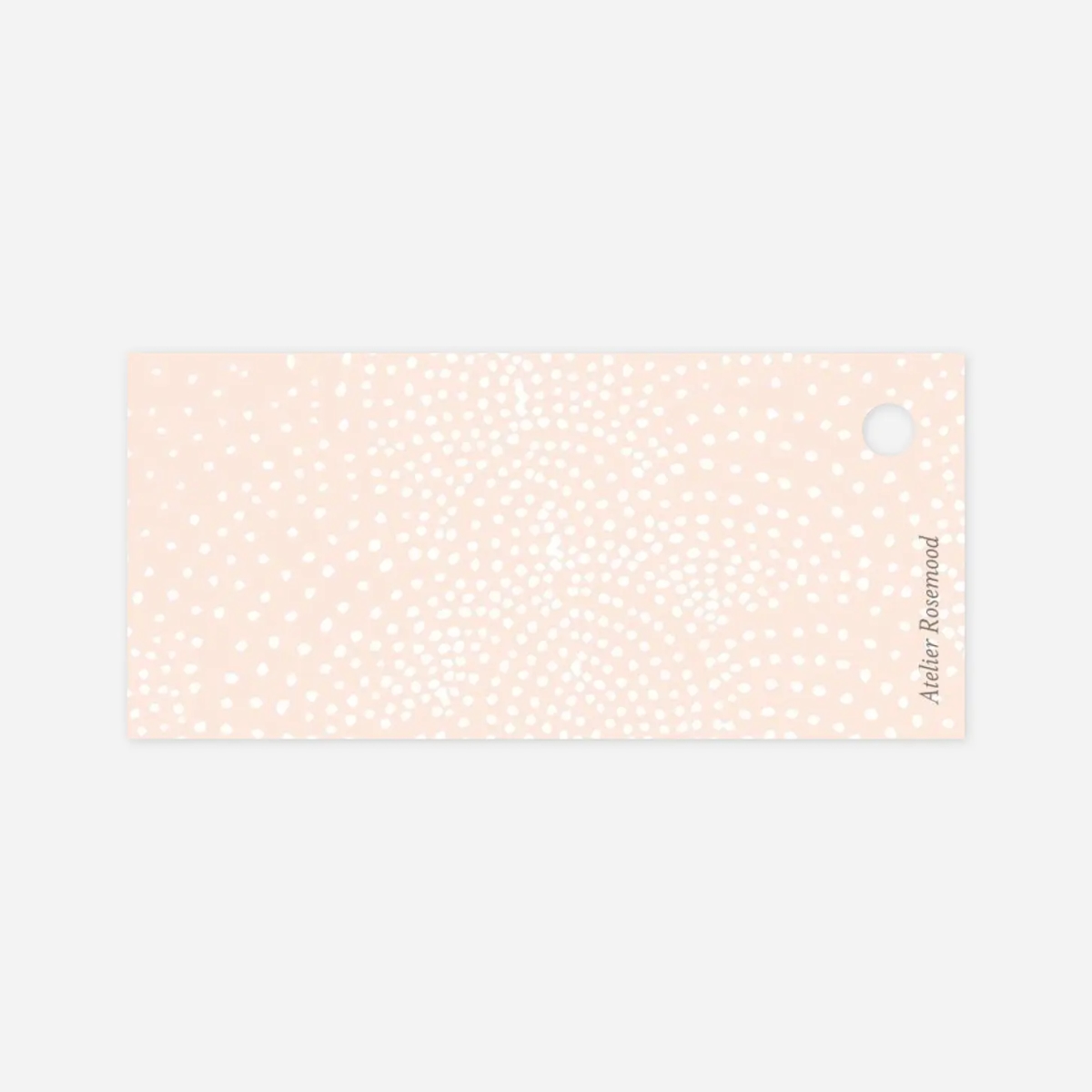 Etiquette perforée baptême À bicyclette