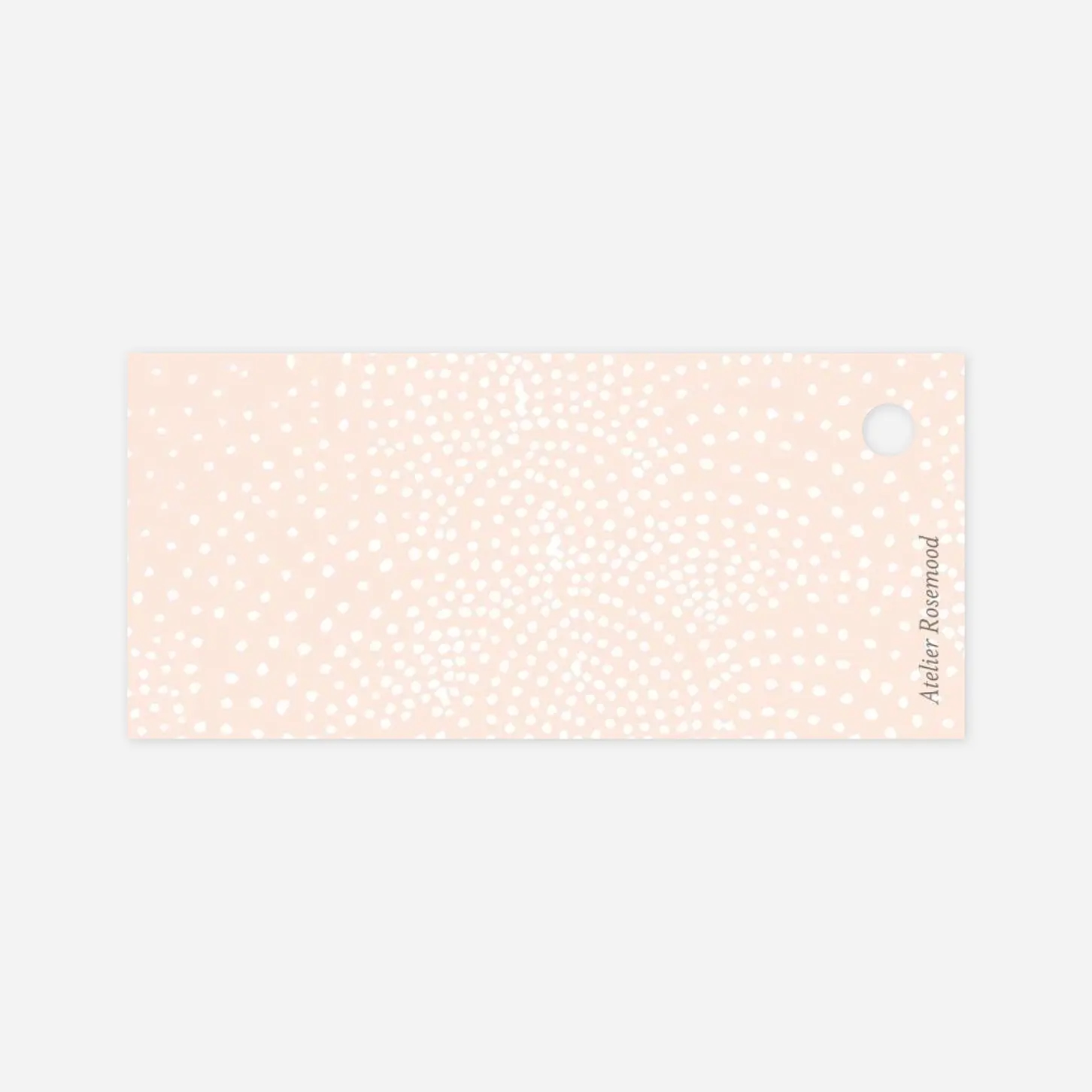 Etiquette perforée baptême À bicyclette