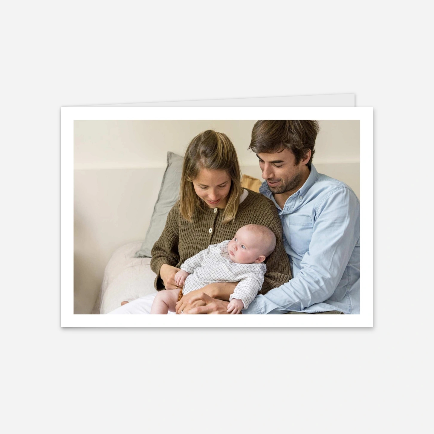 Faire-part naissance Bilingue justifié