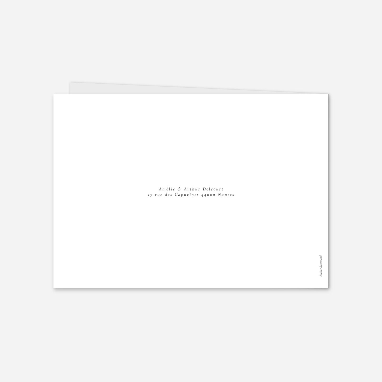 Carte de remerciements Bloomy