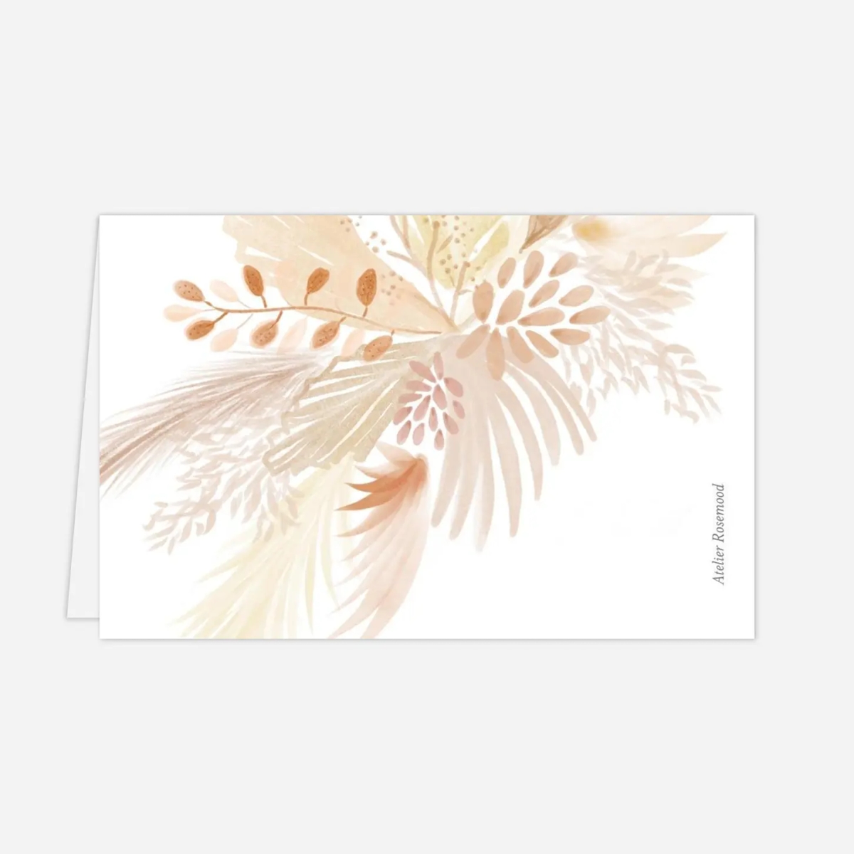 Marque-place mariage Bouquet bohéme