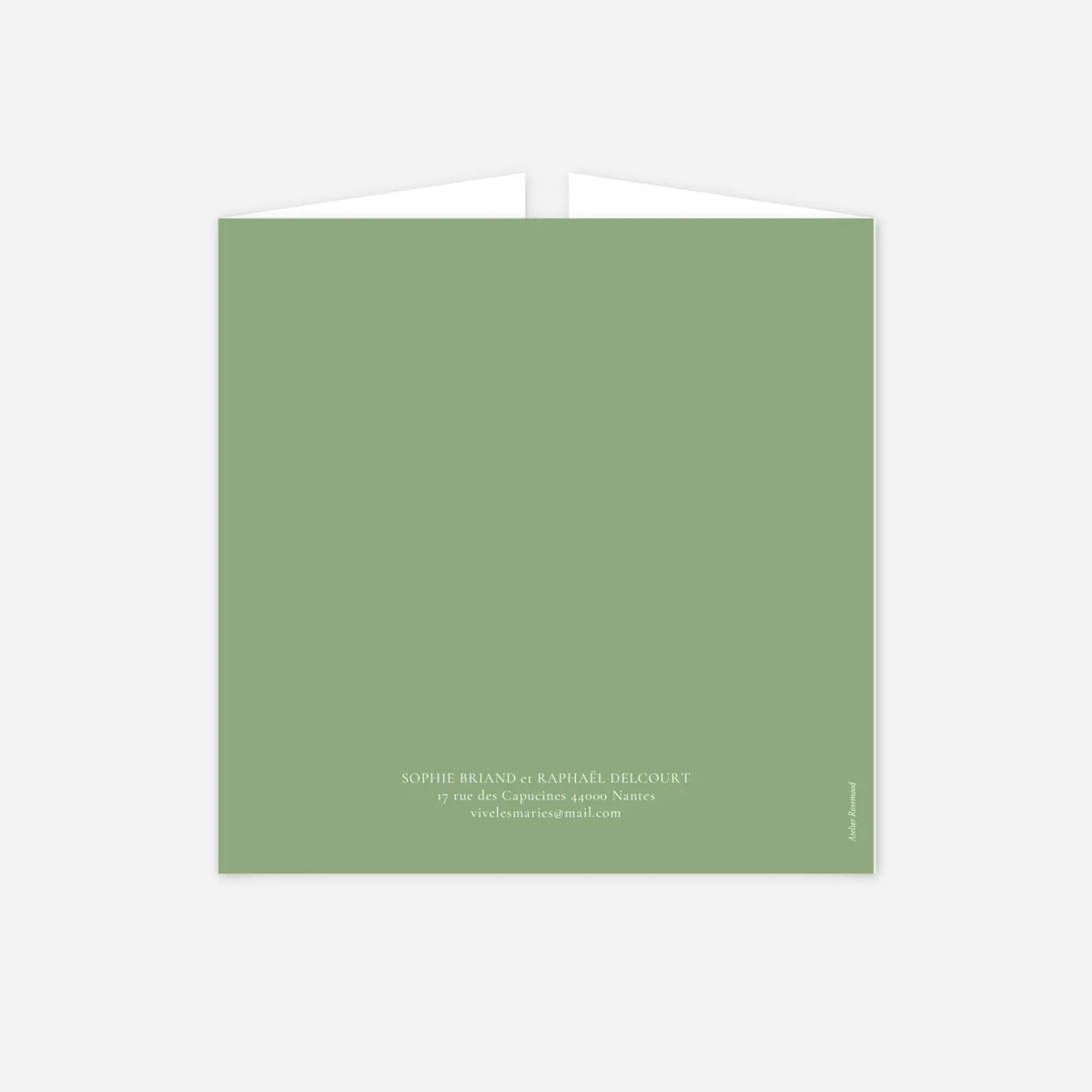 Faire-part mariage Bouquet champêtre