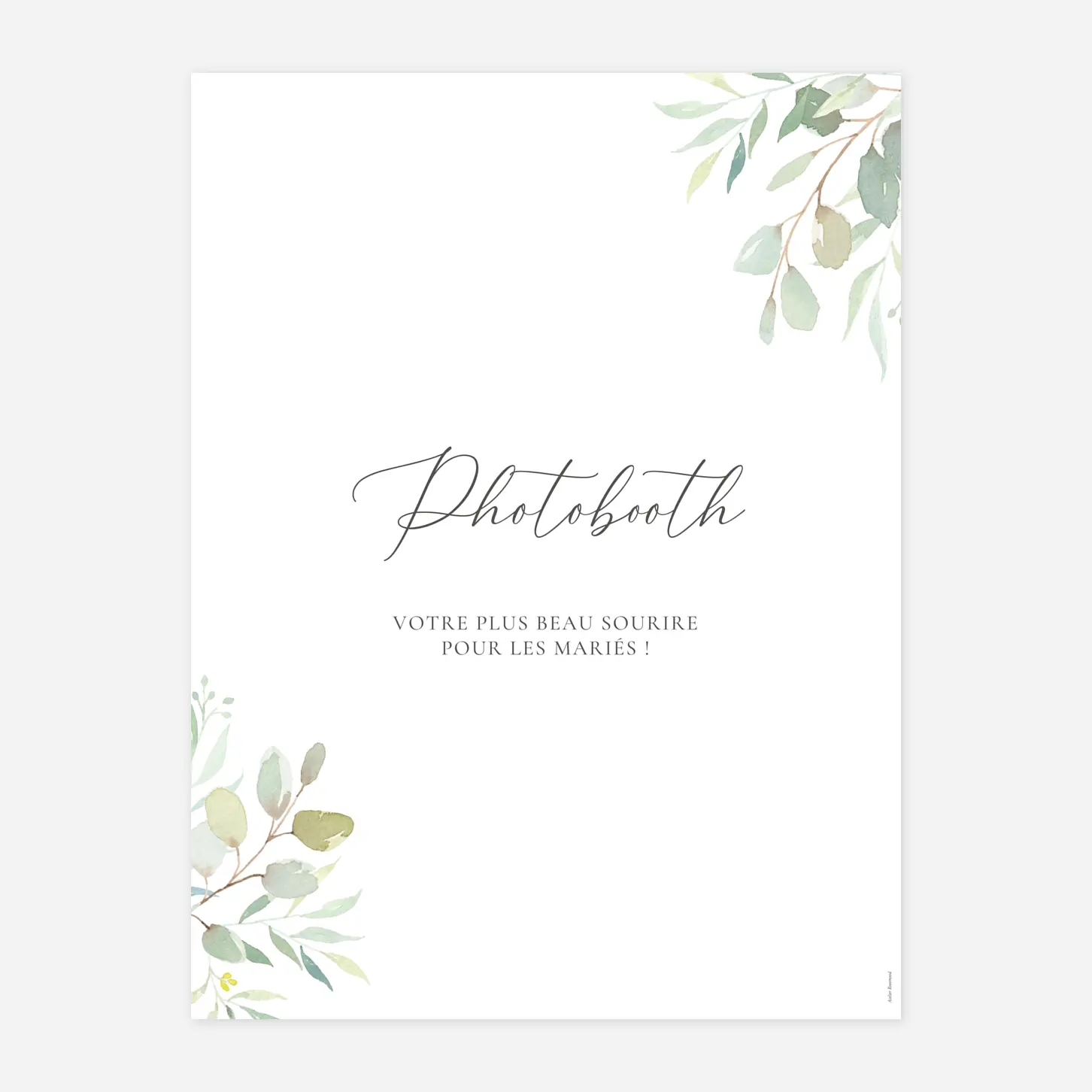 Panneau mariage Bouquet champêtre