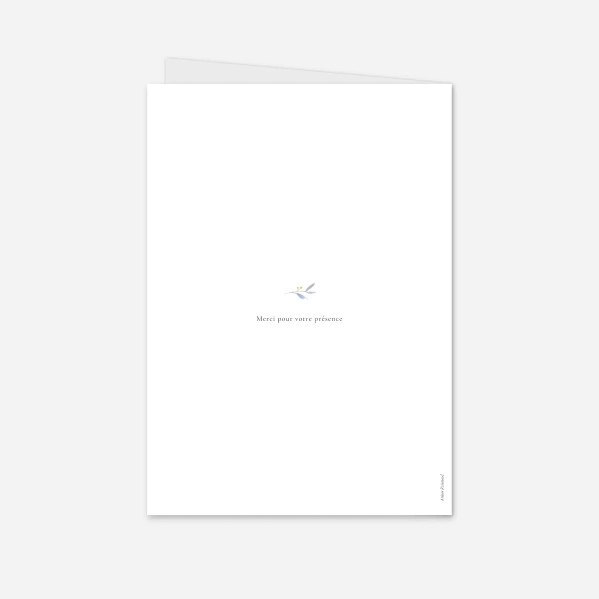 Livret de messe baptême Bouquet champêtre