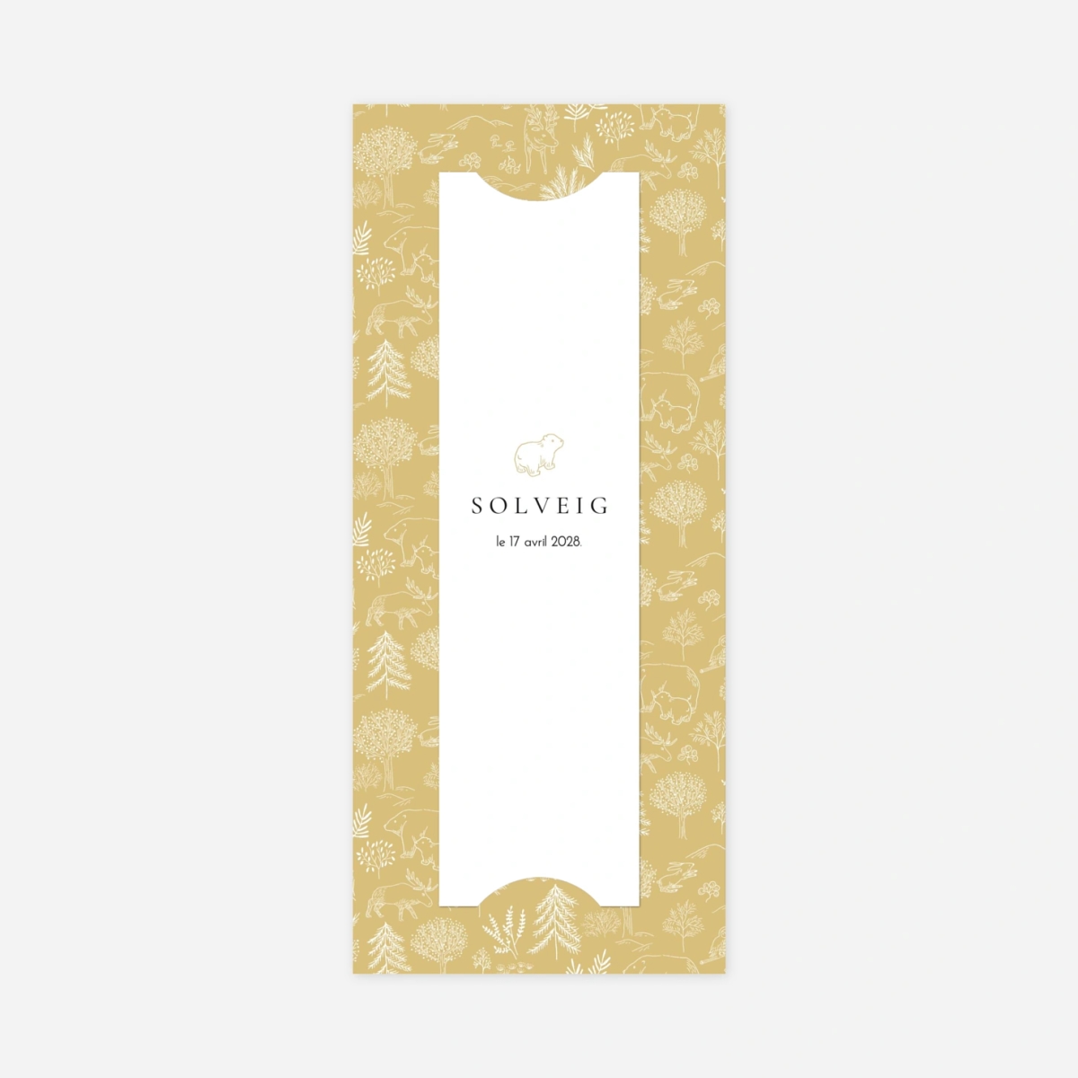 Faire-part naissance Boréal