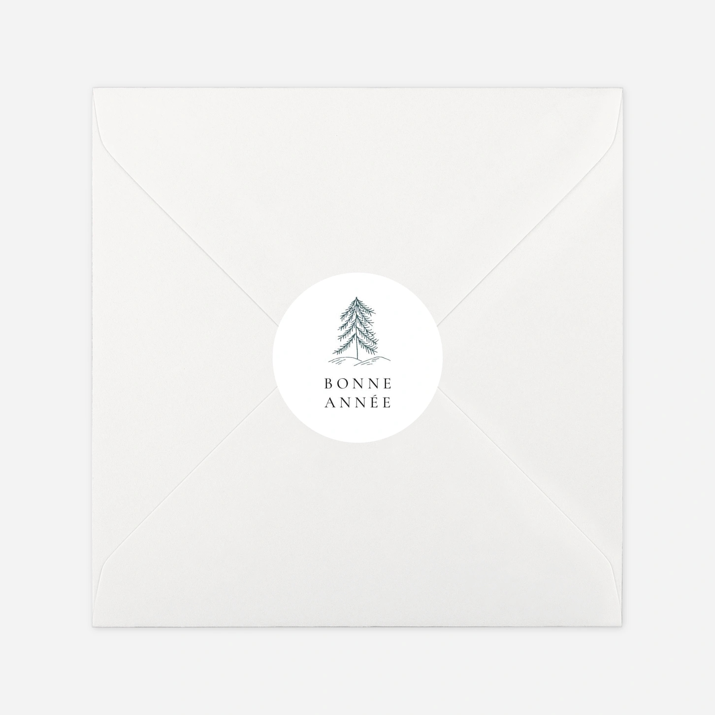 Étiquette cadeau Noël Boréal