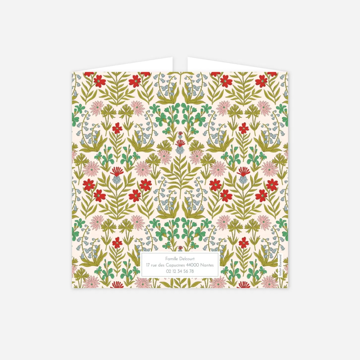 Faire-part naissance Botanique