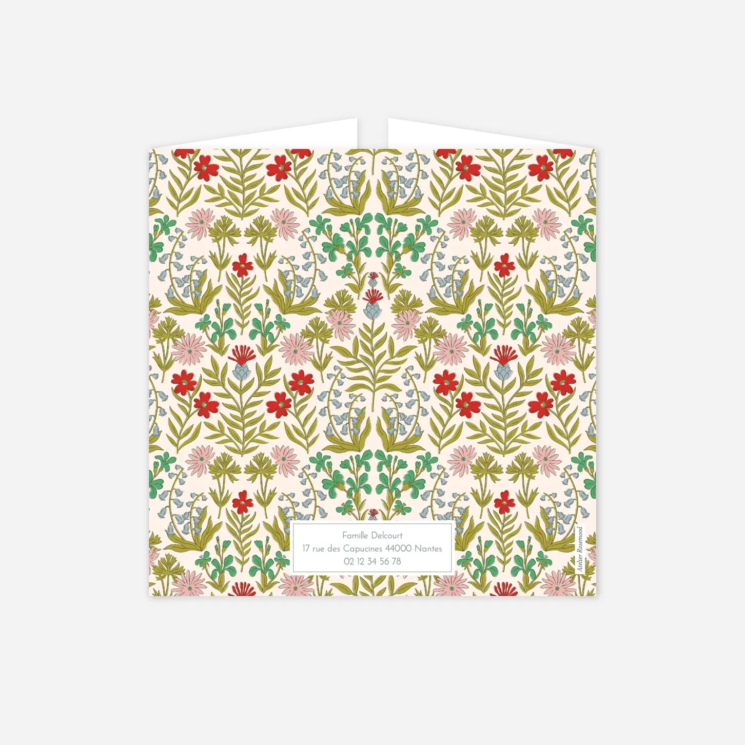 Faire-part naissance Botanique