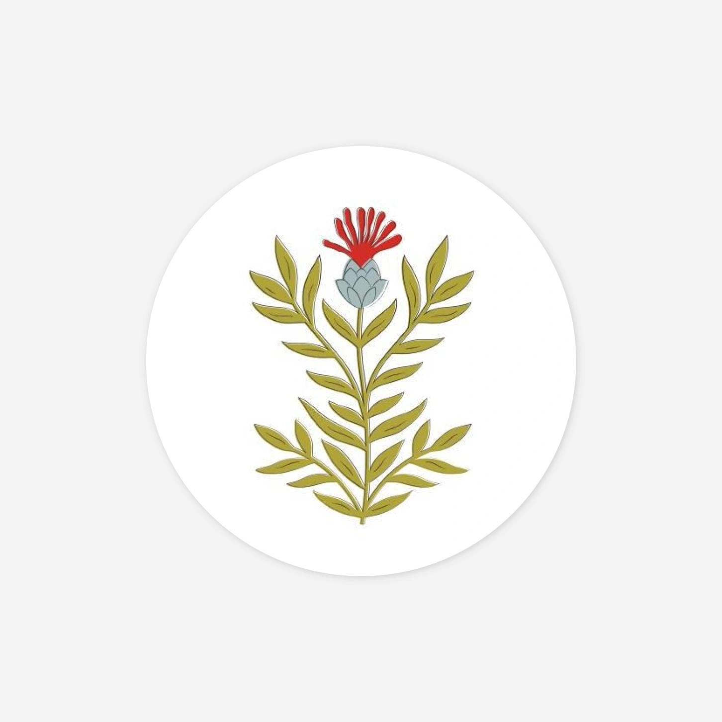 Stickers naissance Botanique