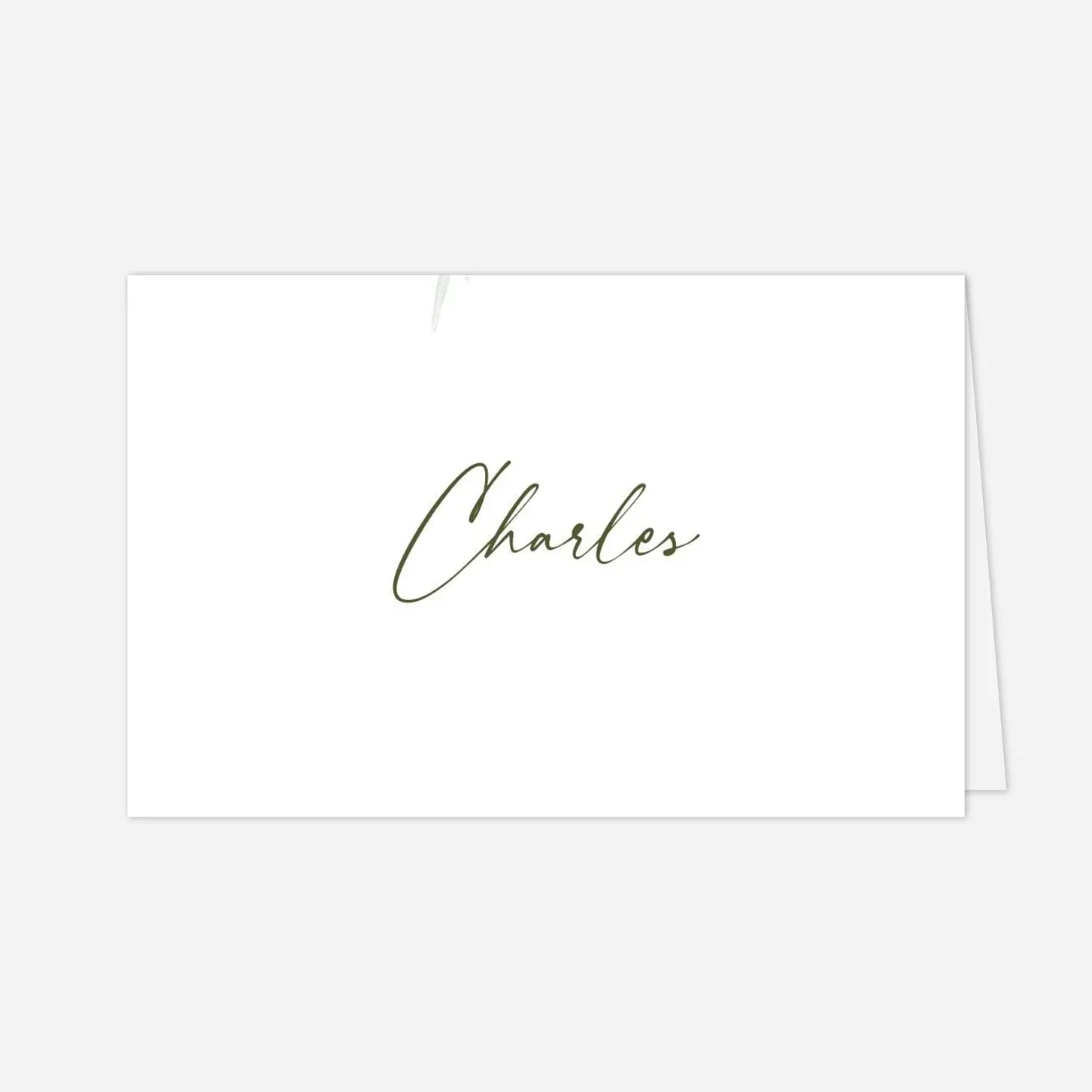 Marque-place mariage Botanique