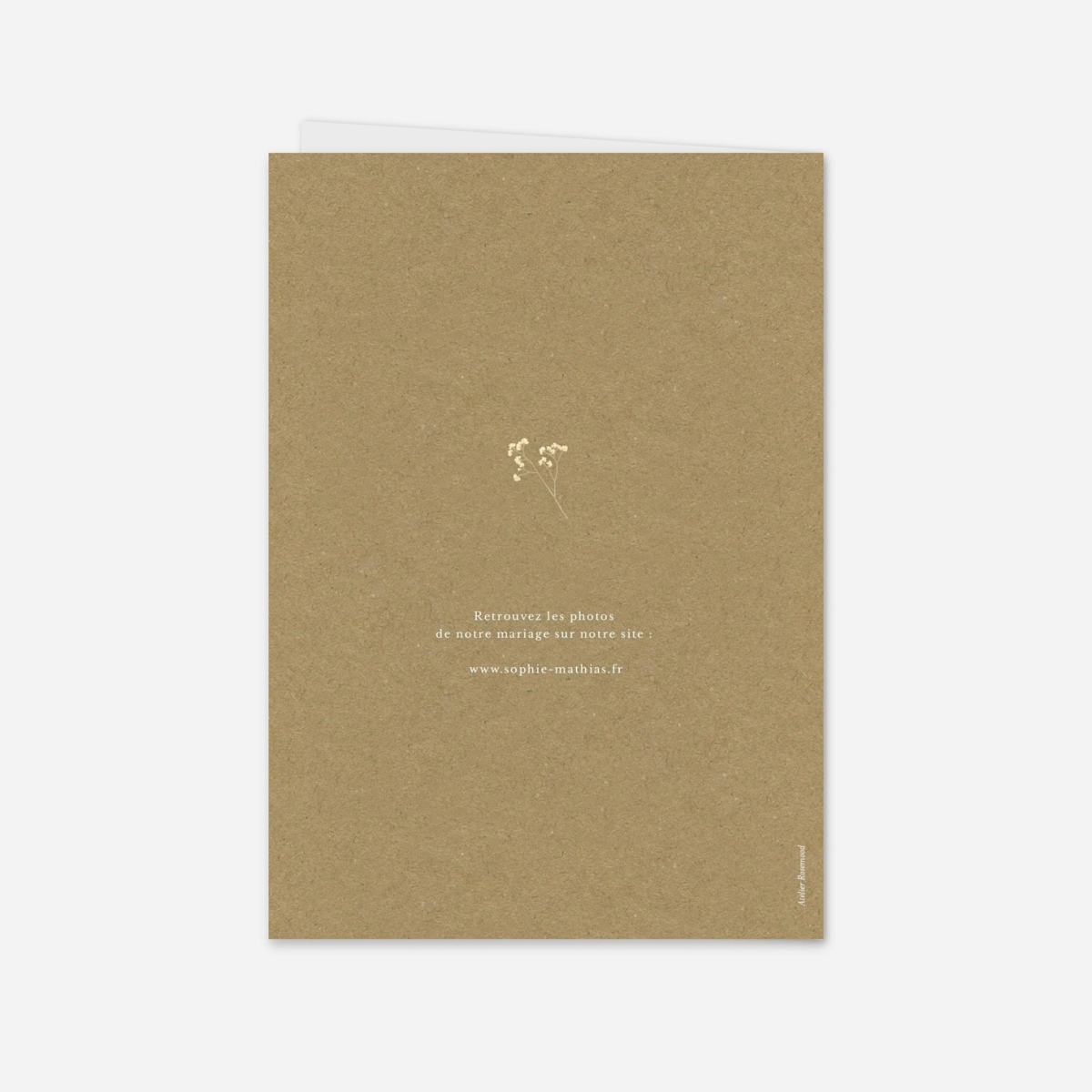 Carte de remerciements Bouquet printanier