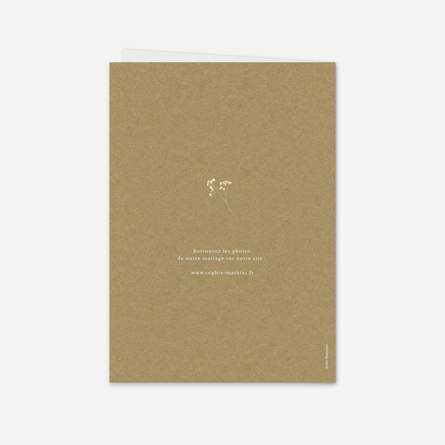 Carte de remerciements Bouquet printanier