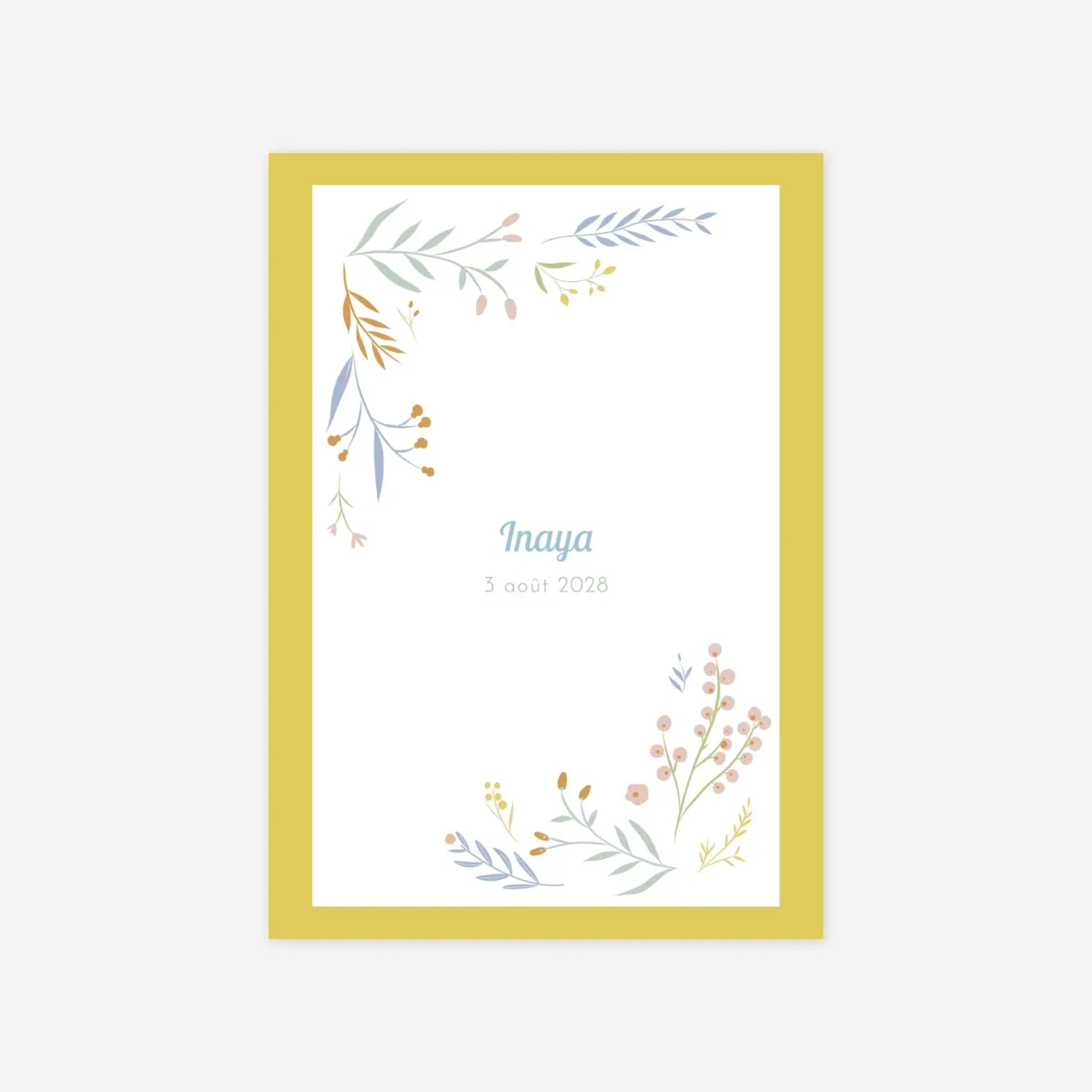 Faire-part naissance Brins d'été