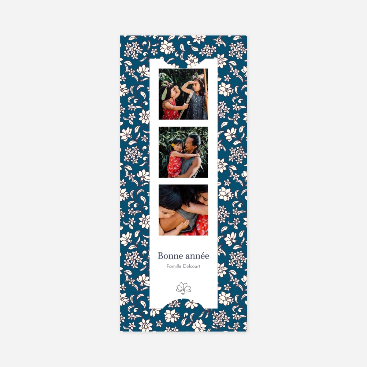 Carte de voeux Brins fleuris