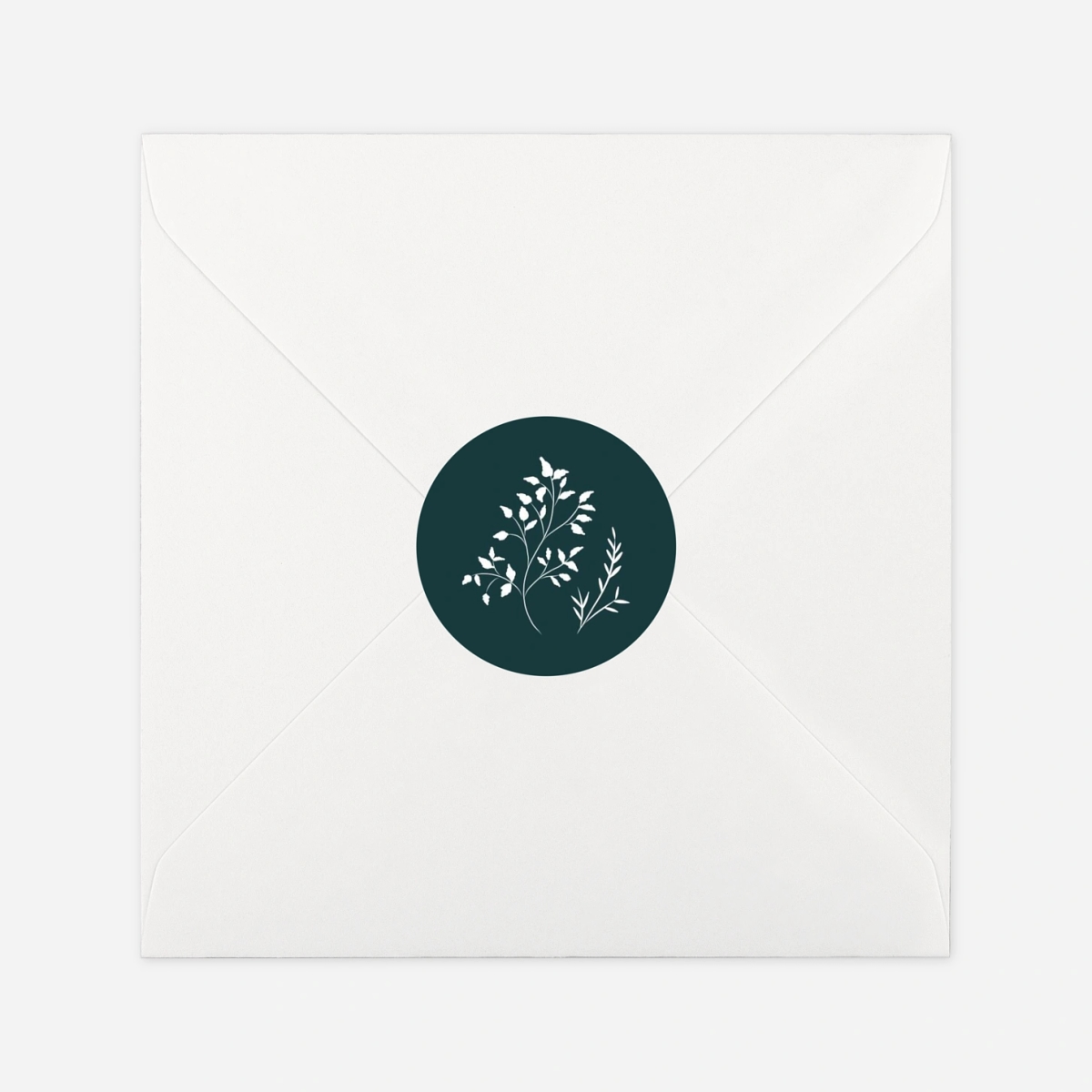 Étiquette cadeau Noël Brins d'hiver