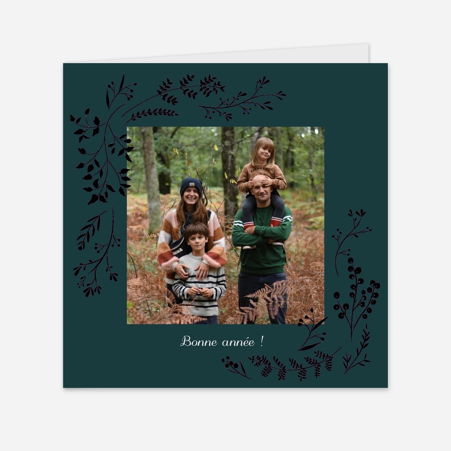 Carte de voeux Brins d'hiver