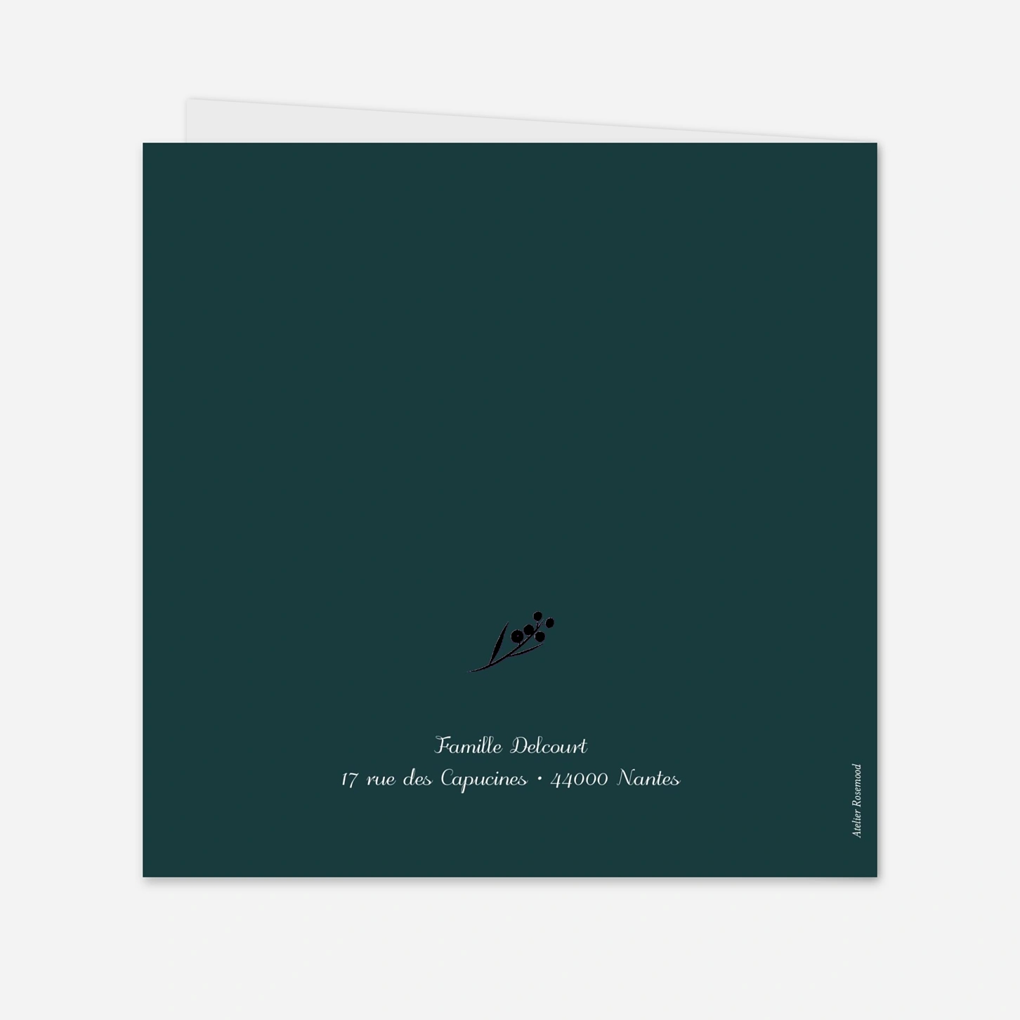 Carte de voeux Brins d'hiver