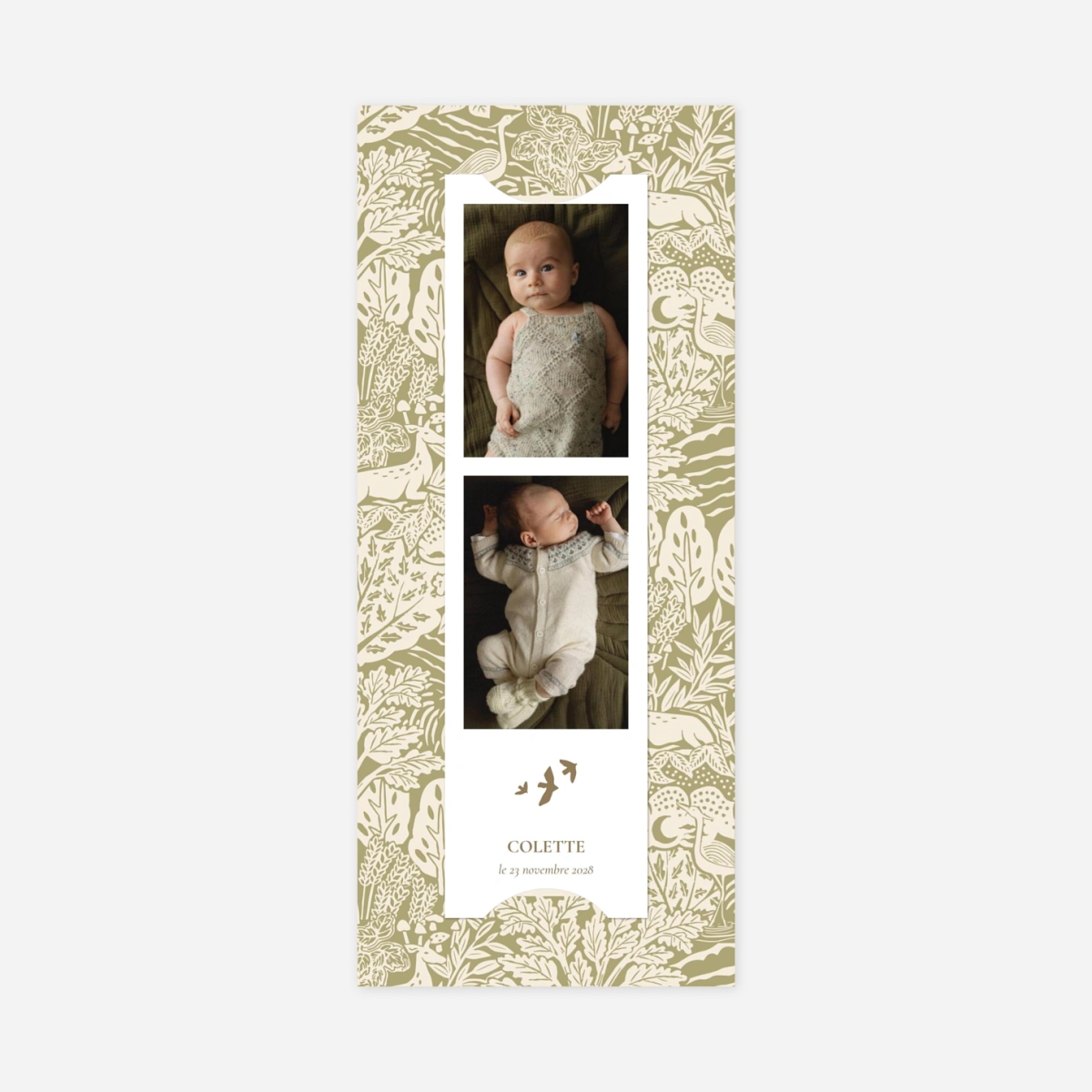 Faire-part naissance Bosquet