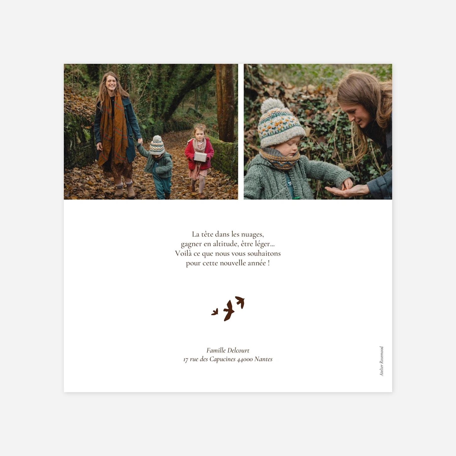 Carte de voeux Bosquet