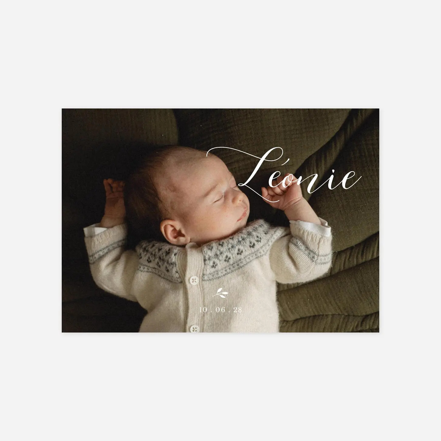 Faire-part naissance Bouture