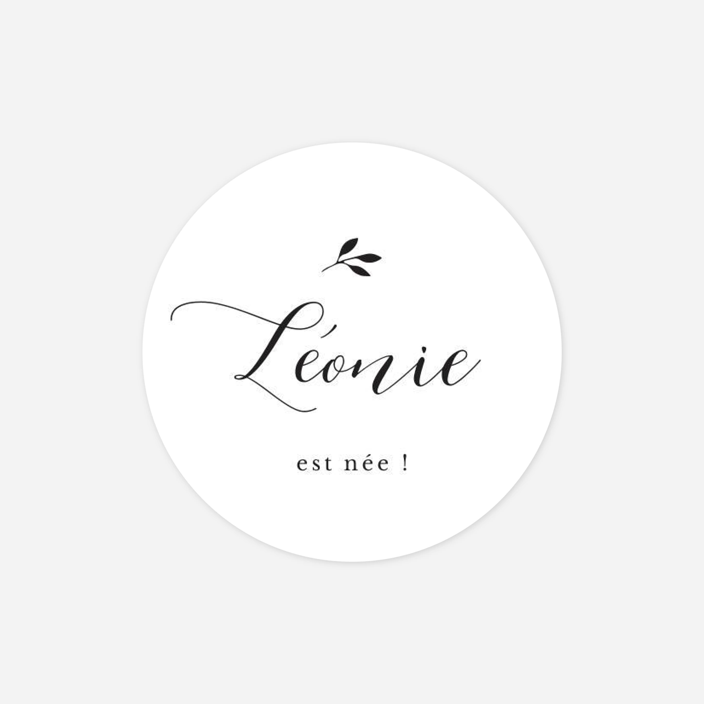 Stickers naissance Bouture