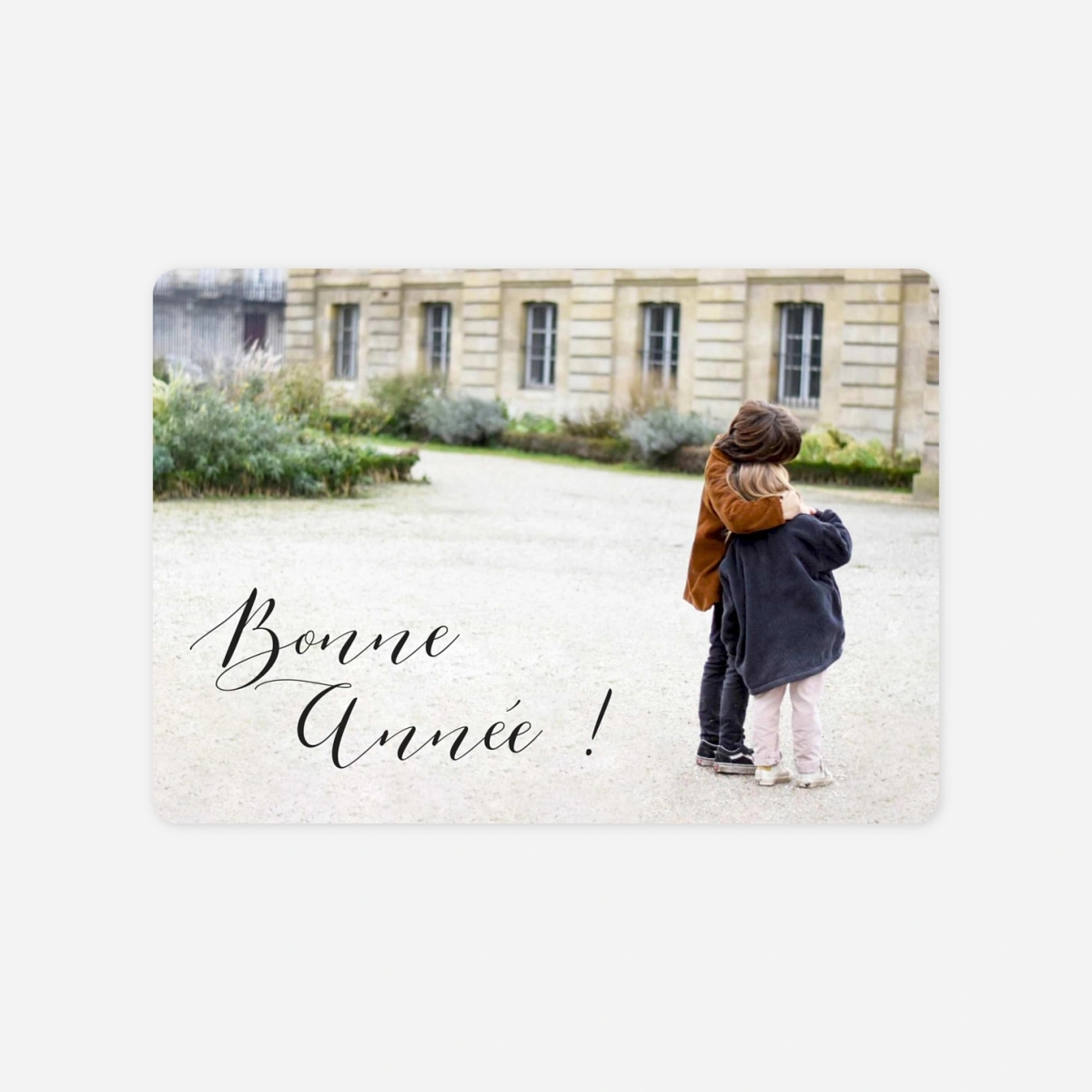 Carte de voeux Calligraphie