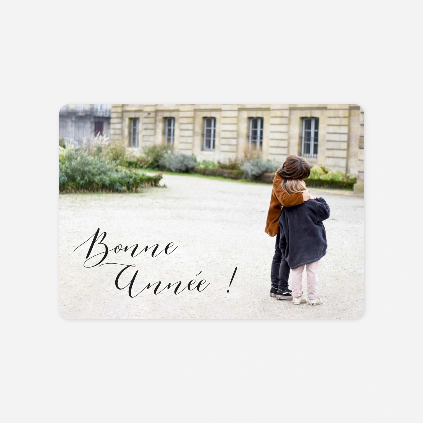 Carte de voeux Calligraphie