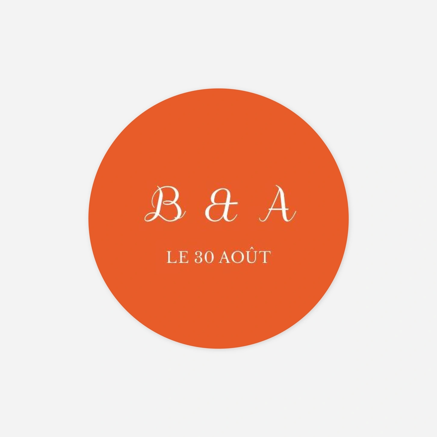 Stickers mariage Carré chic