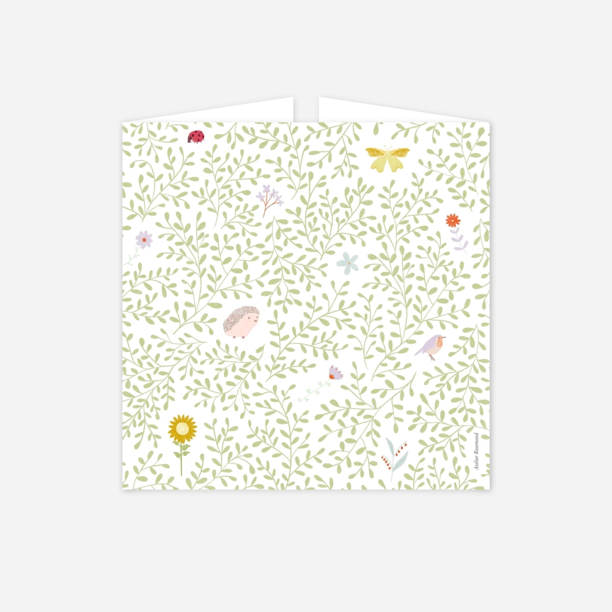 Faire-part naissance Le cottage des animaux