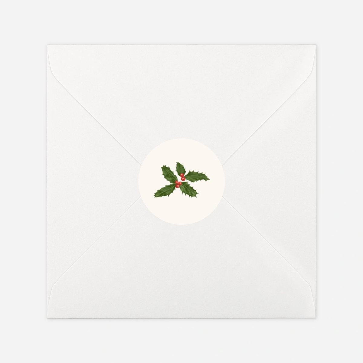 Étiquette cadeau Noël Courrier d'hiver