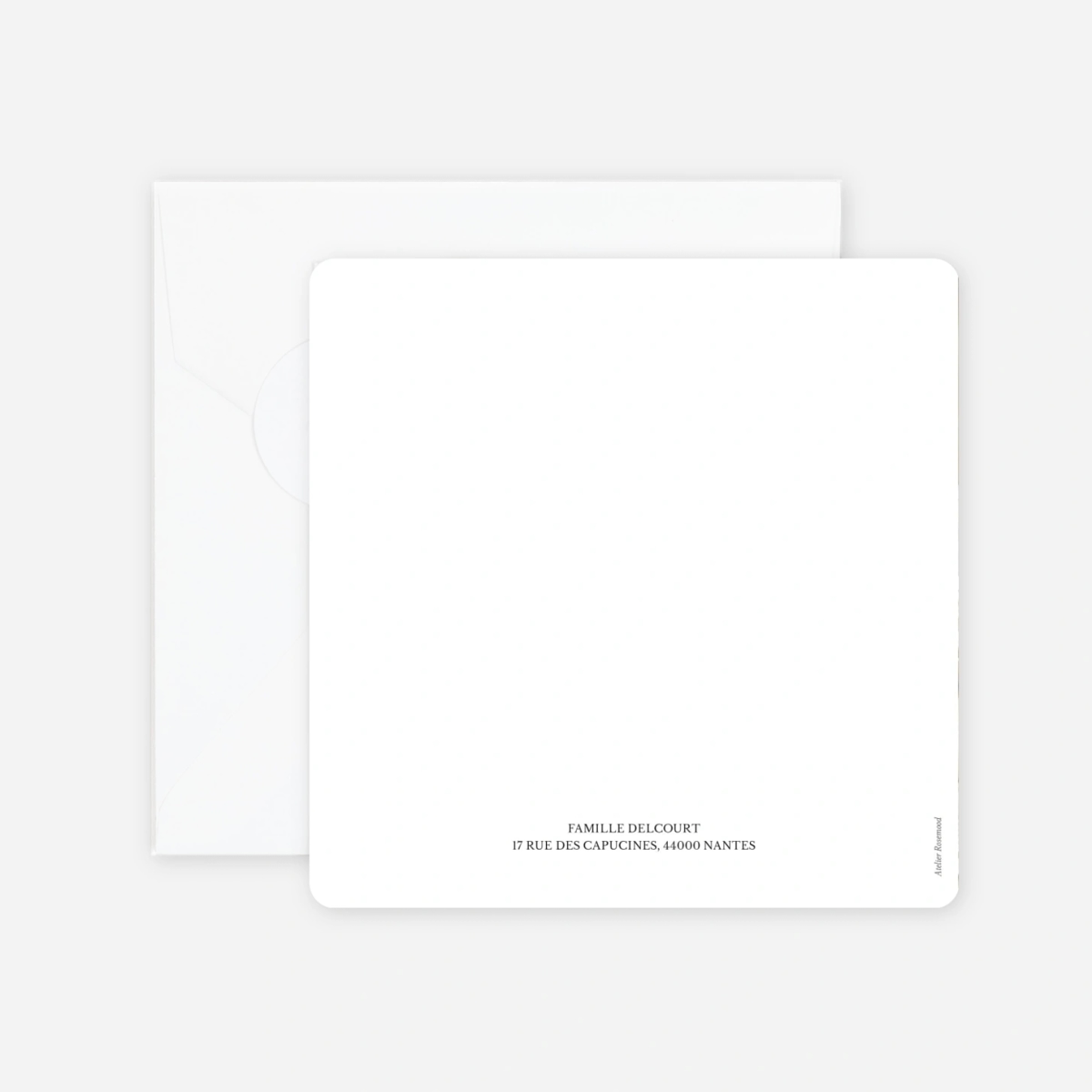 Faire-part naissance Collage du cœur