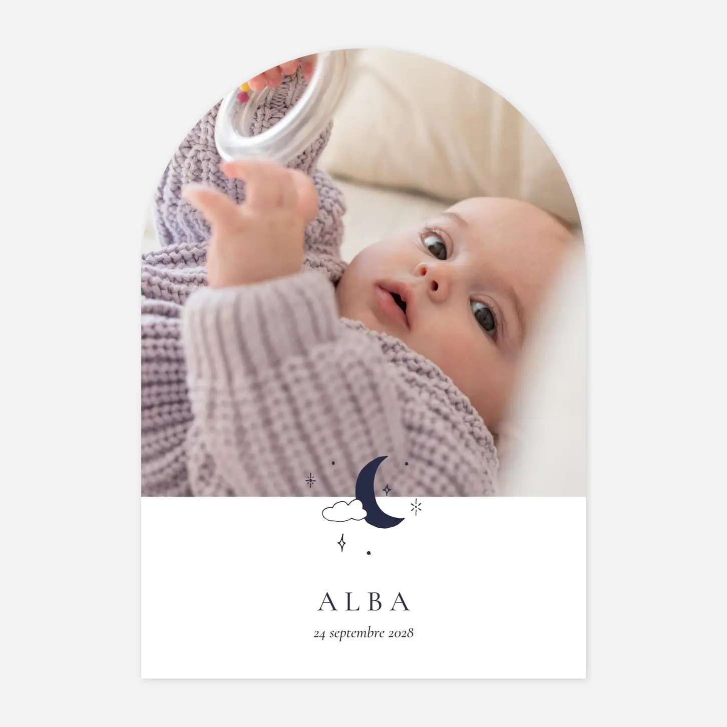 Faire-part naissance Céleste