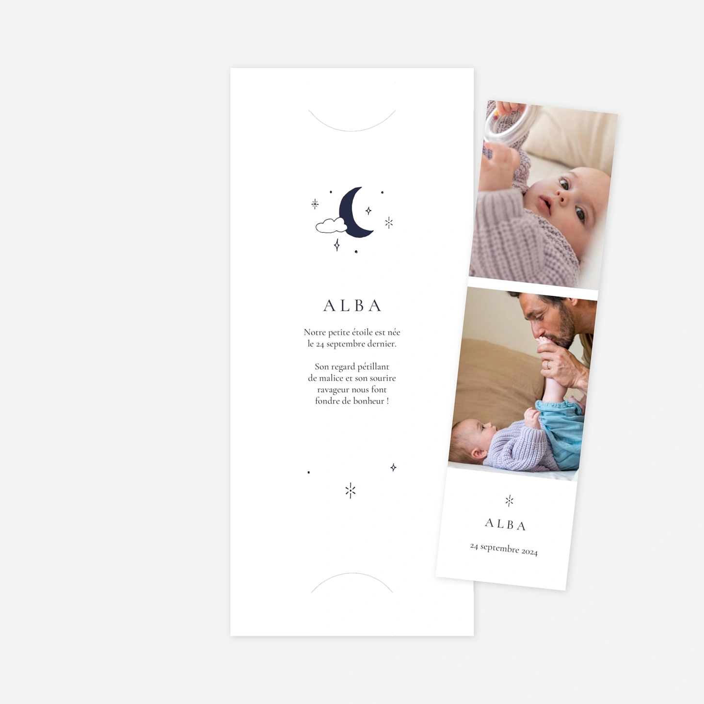 Faire-part naissance Céleste