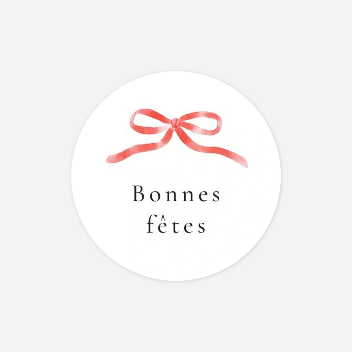 Étiquette cadeau Noël Christmas cottage