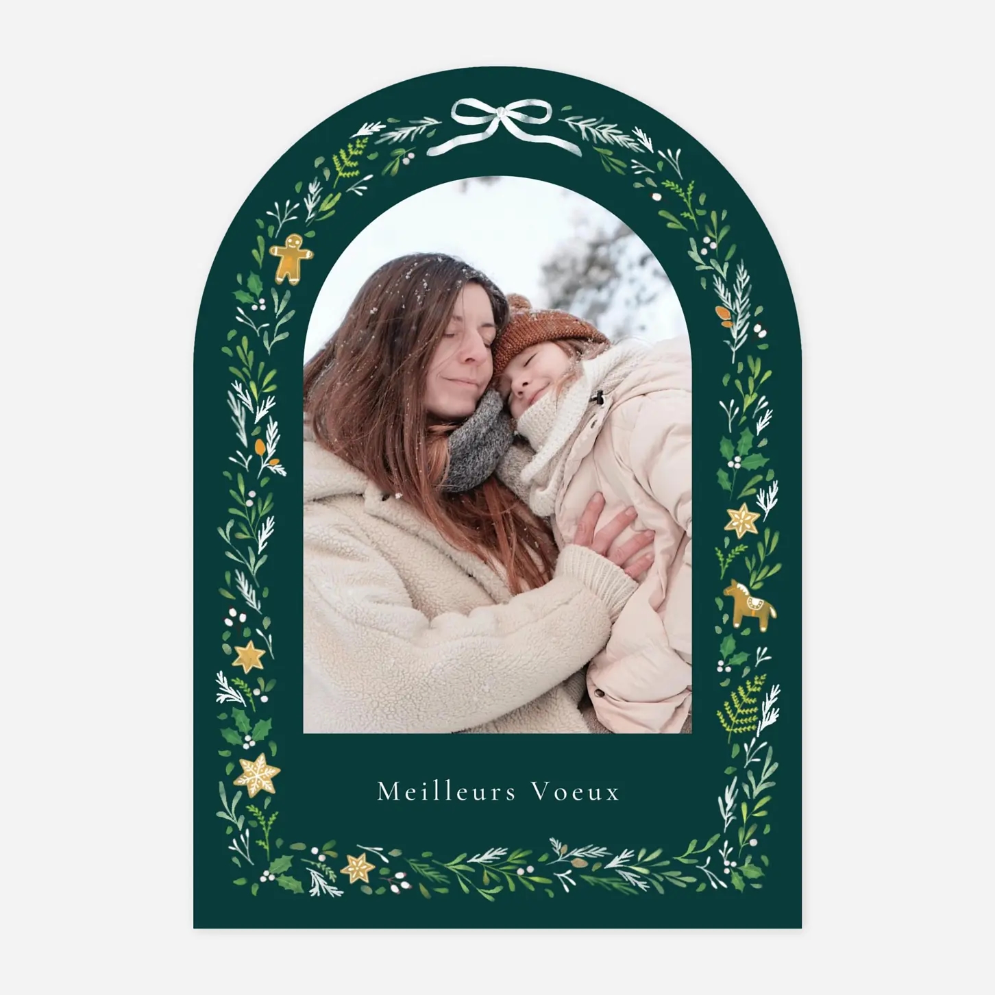 Carte de voeux Christmas cottage