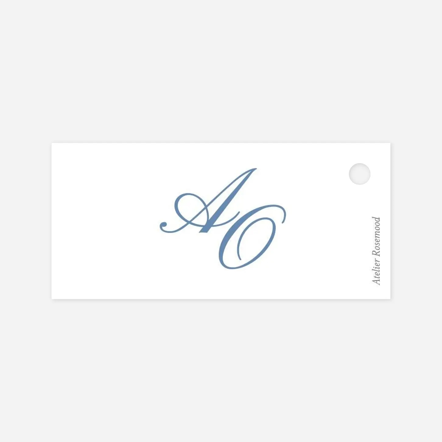 Etiquette perforée mariage Chic liseré