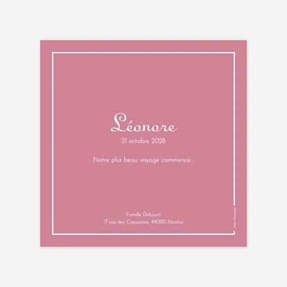 Merci classique liseré paysage