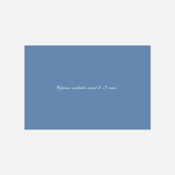 Merci classique liseré paysage