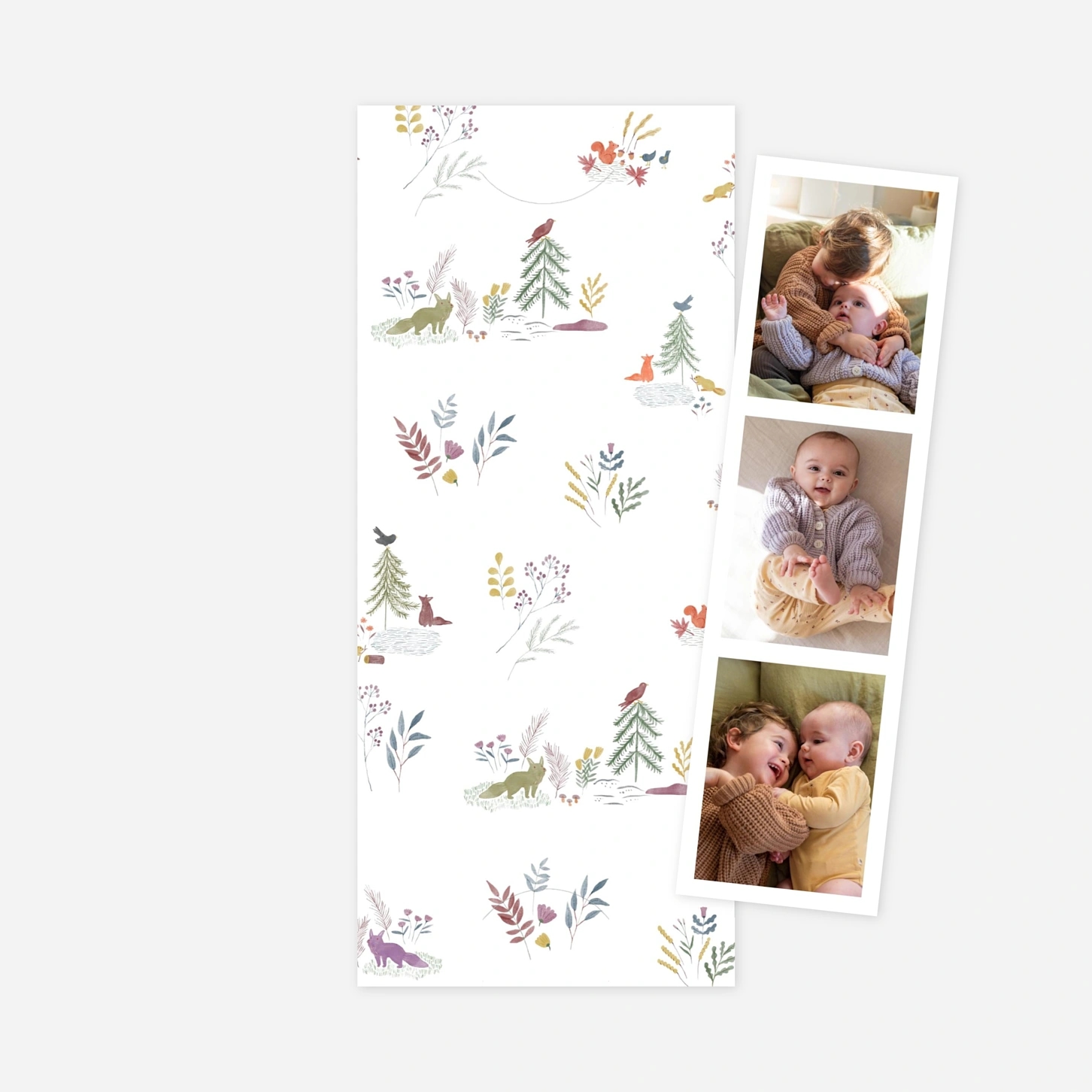 Faire-part naissance Conte aquarelle